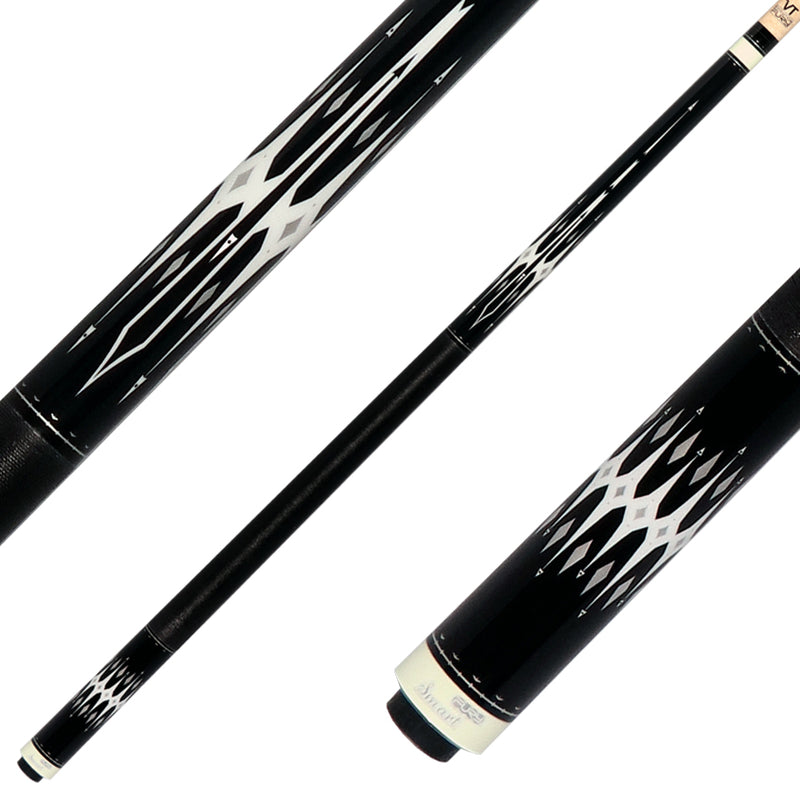 Fury VT6 Graphic Pool Cue with Irish Linen Wrap