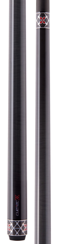 Cuetec 95-120 Cynergy X Raw Black No-Wrap Cue | Ozone Billiards