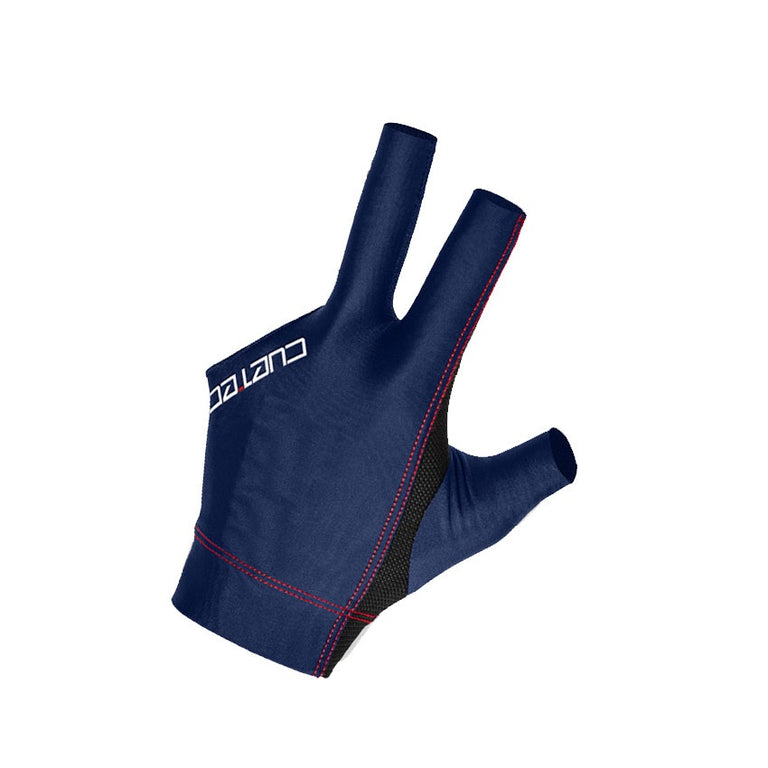 Cuetec Axis Navy Billiard Glove - Left Bridge Hand