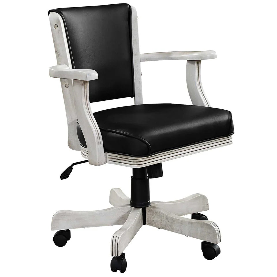 Ram Gameroom Tilt and Swivel Poker Chair with Casters