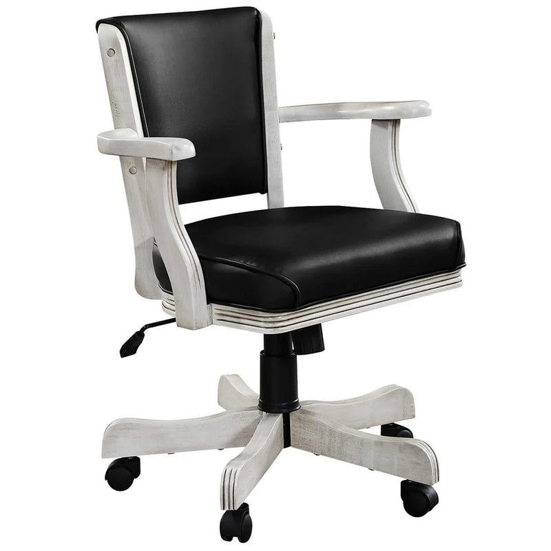 Ram Gameroom Tilt and Swivel Poker Chair with Casters