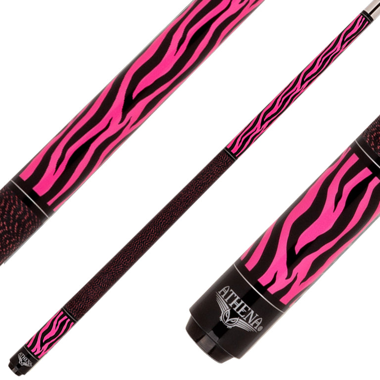 Athena ATH63 Cue - Pink Zebra Print