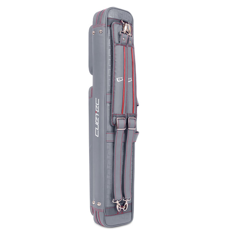Cuetec Pro Line 4x8 Soft Professional Pool Cue Case -Speed Gray