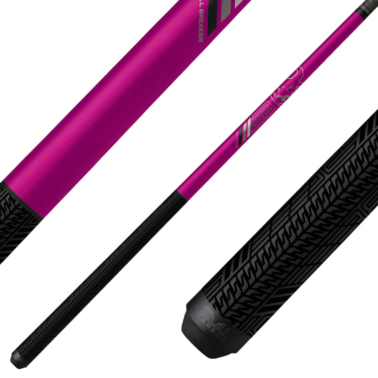 Bull Carbon Bull Breaker Pink Perfection Break Cue with Sports Grip