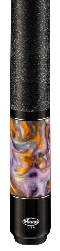 Viking Bedlam Series Cue - Teal Stain and Water Lily Premium Pearl - BE0308