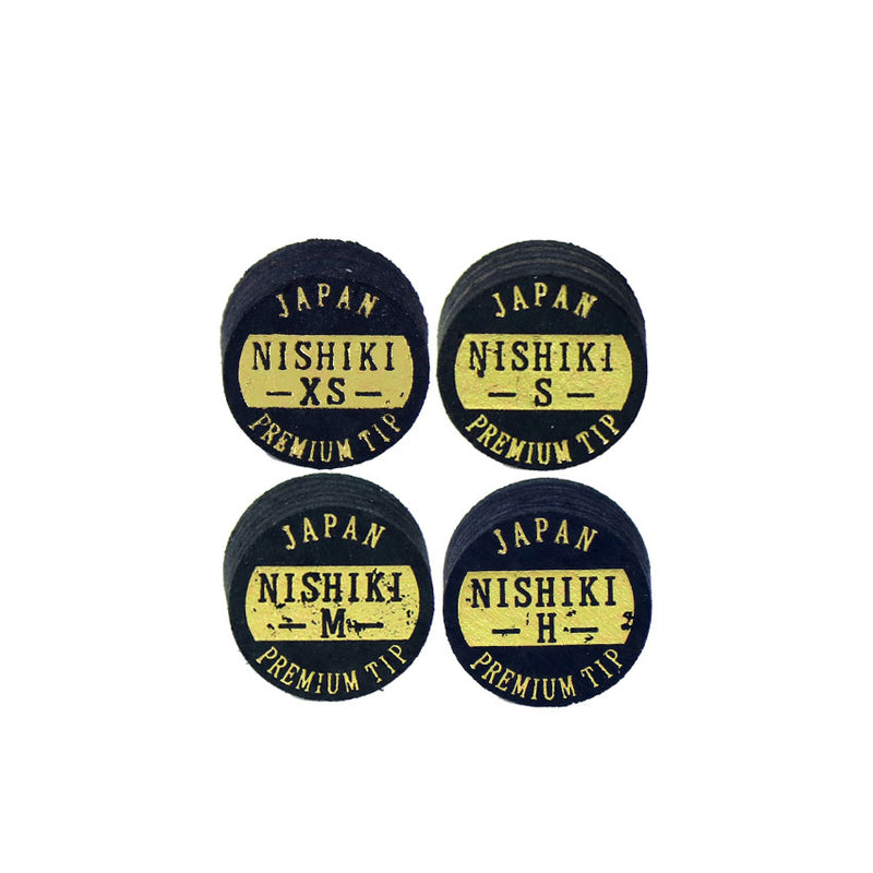 Nishiki Black Pool Cue Tips