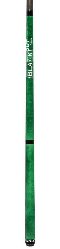 Jacoby BlaCkOut JACBKOUTGR No Wrap Break/Jump Cue - Green