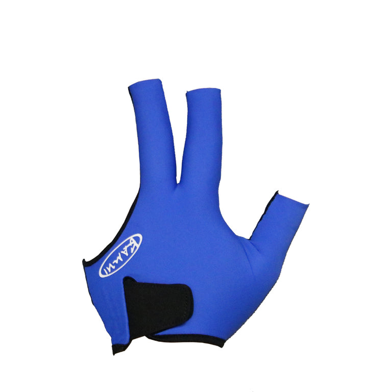 Kamui Quick Dry Blue Billiard Glove - Left Hand