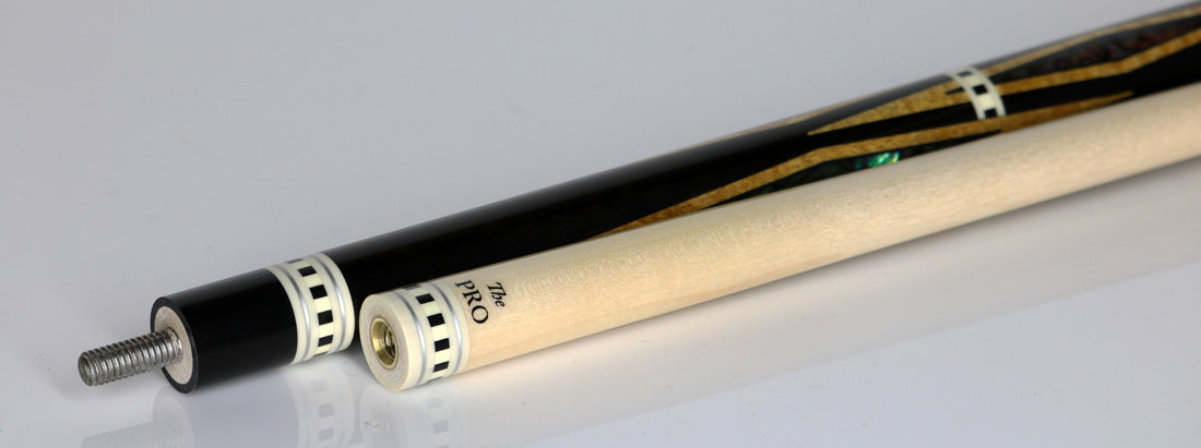 Meucci Designer Series BMCDEBONY Limited Pool Cue - BMC Diamond Ebony with Pro Shaft