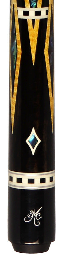 Meucci Designer Series BMCDEBONYC Limited Cue - BMC Diamond Ebony with Carbon Shaft