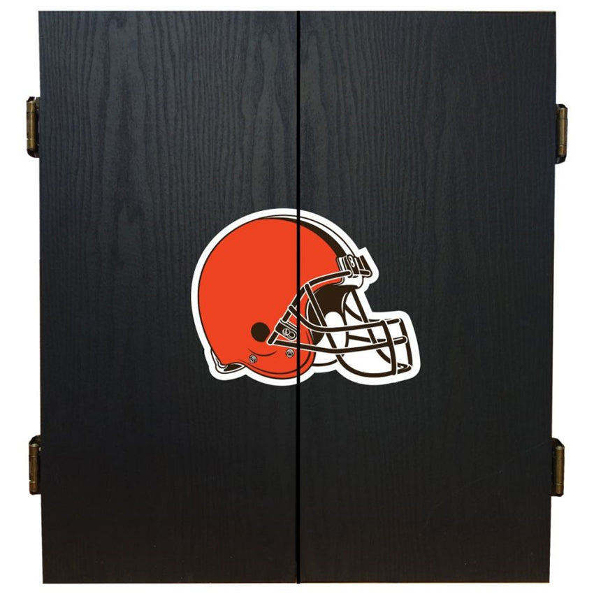 NFL Fan's Choice Dartboard Cabinet Set