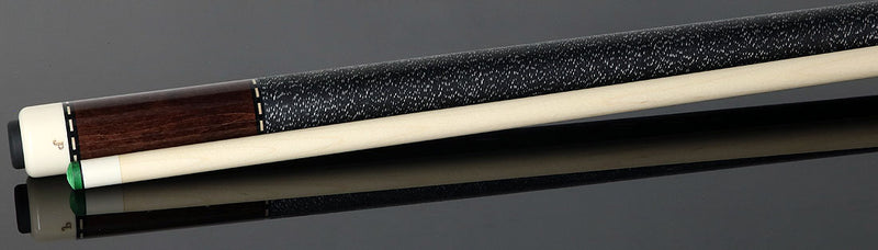 J Pechauer JP02T JP T Series Pool Cue - Rosewood-Stained Maple with Linen Wrap