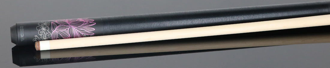 KODA KDV15PK No Wrap Pool Cue - Pink Dragon Graphic