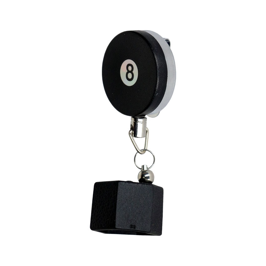 Poolgods Retractable Chalk Holder - Hexagon 8 Ball