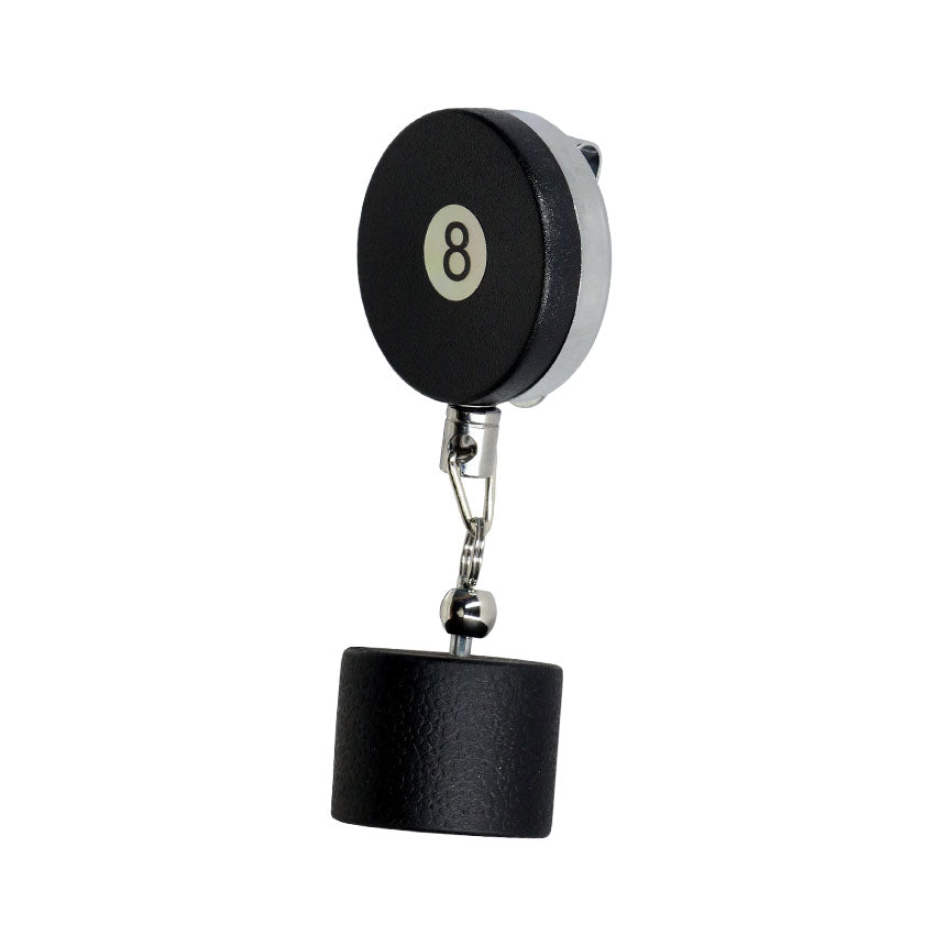 Poolgods Retractable Chalk Holder - Circle 8 Ball