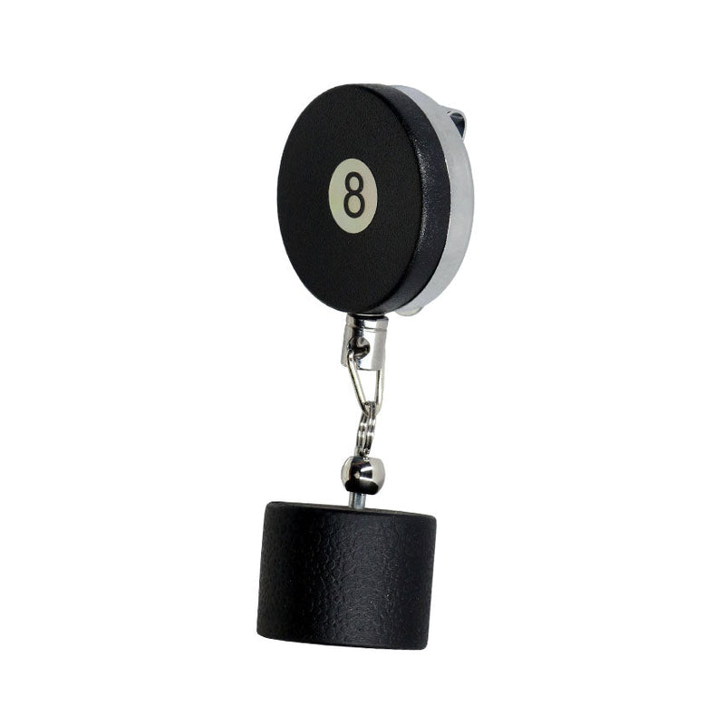 Poolgods Retractable Chalk Holder - Circle 8 Ball