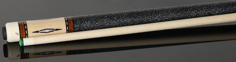 J Pechauer JP03T JP T Series Pool Cue - Chestnut-Stained Maple with Linen Wrap