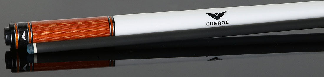 Cueroc CR-N06G Galaxy No Wrap Pool Cue - Dymond Tulipwood with Carbon Fiber Shaft
