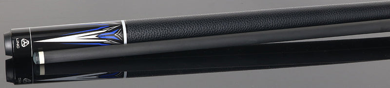 Linc LC102 Black with Blue / Silver / White Graphic Cue