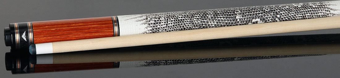Cueroc CR-N06 Galaxy Pool Cue - Dymond Tulipwood with Ring-Tailed Lizard Wrap