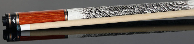 Cueroc CR-N06 Galaxy Pool Cue - Dymond Tulipwood with Ring-Tailed Lizard Wrap