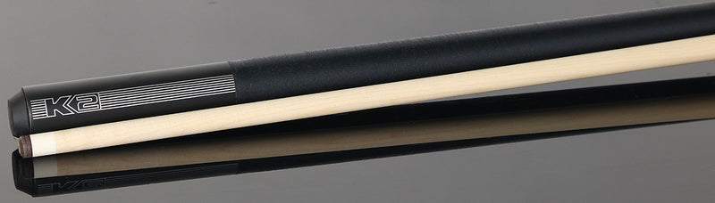K2 KLB10 Black/Gray Sport Pool Cue with 12.50mm LD Shaft