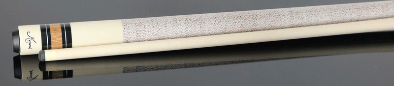 Meucci  Ultra Piston UP-1 Pool Cue - Imitation Ivory with Tulipwood Points and "The Pro" Shaft