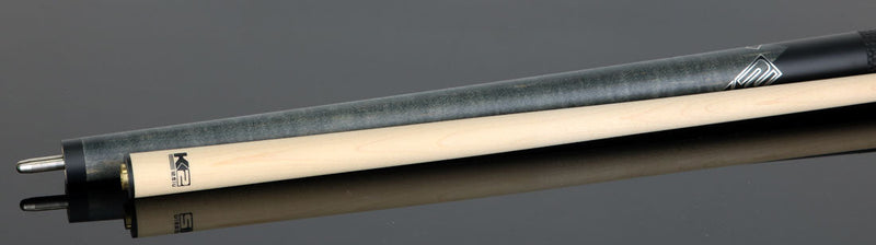 K2 KLCGY Pool Cue with Leather Wrap - Matte Gray-Stained Maple with 12.50mm LD Shaft