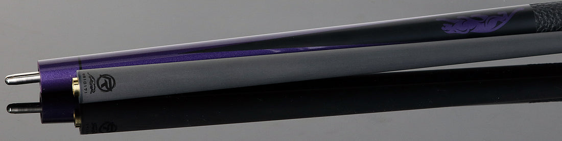 Predator SP2PUR2 Limited Edition SP2 Metallic Purple Forearm with Matte Black Points Pool Cue