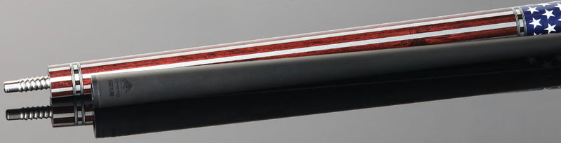 Rhino RCVOYUSA Voyager Series Carbon Pool Stick -3D Wrap USA Flag -DIS