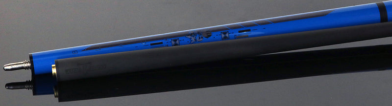 Little Monster LMBRKJMPNWBLEGG Blue Egg No Wrap Break/Jump Cue with Carbon Fiber Shaft