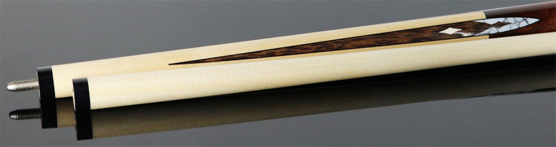 Players G4147 Graphic Pool Cue - Maple With White Recon Wrapless Cue