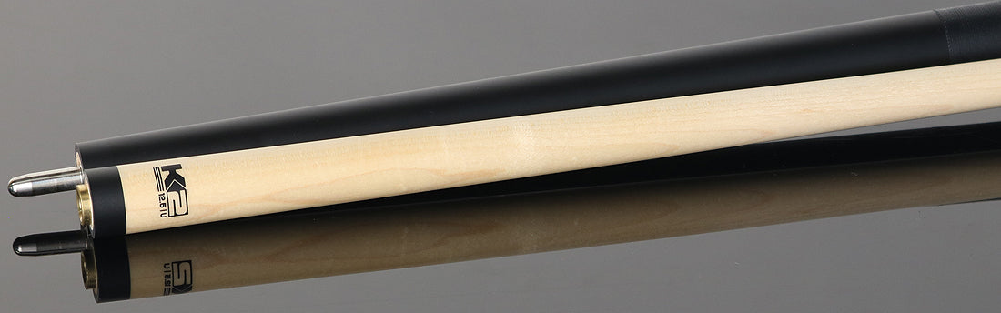 K2 KLB10 Black/Gray Sport Pool Cue with 12.50mm LD Shaft