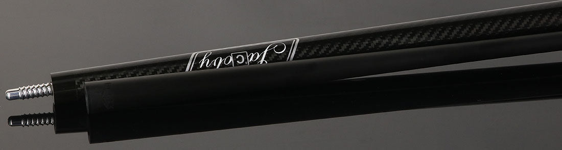 Jacoby CPCWH Game Changer Series Carbon with White Buffalo Turquoise Ring Play Cue with 12.70mm Jacoby Black V4 Carbon Fiber Shaft