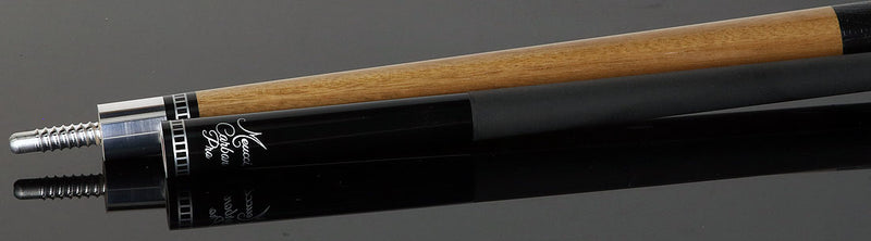 Meucci Exotic Wood Series EWSMWC Pool Cue - Marblewood with Lizard Leather Wrap and Carbon Shaft