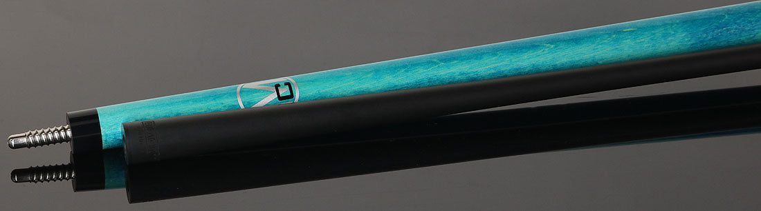 Jacoby Custom JACMCSGTUR Monster Crush Break Cue with Sport Grip - Turquoise
