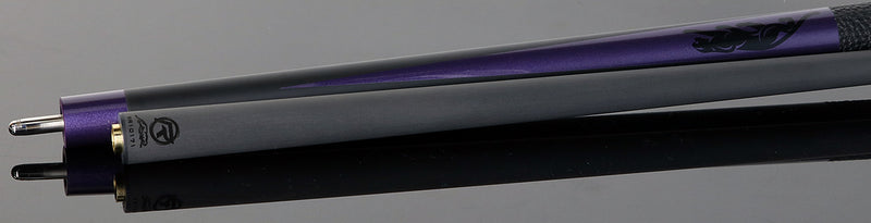 Predator SP2PUR1 Limited Edition SP2 Matte Black Forearm with Metallic Purple Points Pool Cue