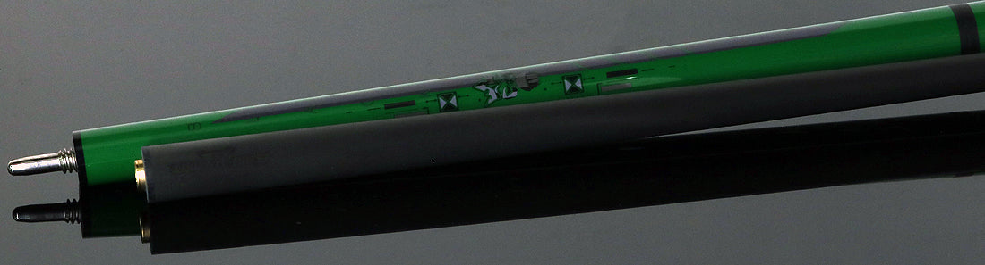 Little Monster LMBRKJMPNWGNEGG Green Egg No Wrap Break/Jump Cue with Carbon Fiber Shaft