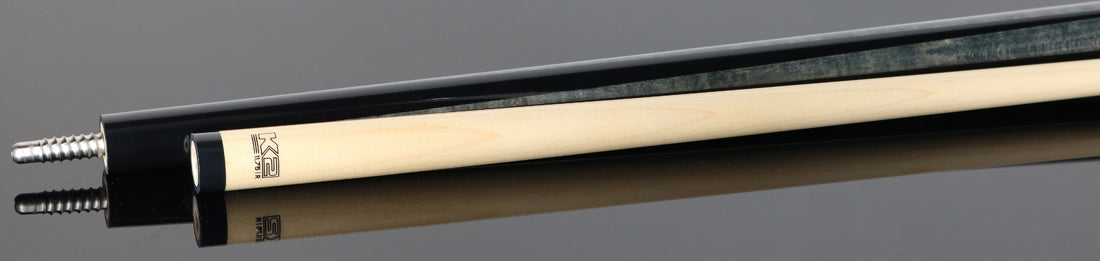 K2 KLSPGY Radial Pool Cue - Gray Sneaky Pete with 11.75mm LD Shaft