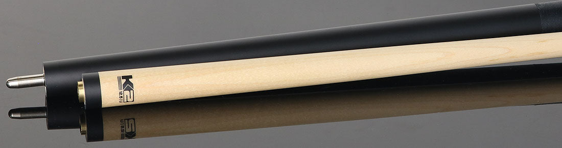 K2 KL106 Matte Black Pool Cue with 12.50mm K2 LD Shaft