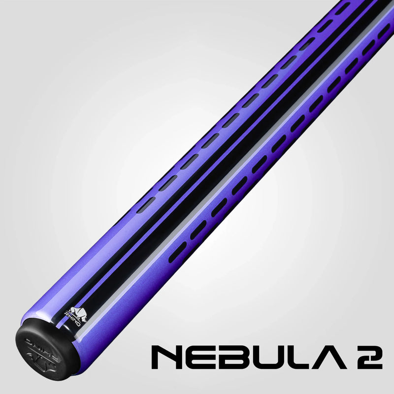 Rhino RCNEB2NWPU Nebula 2 No Wrap Pool Cue - Amethyst Purple