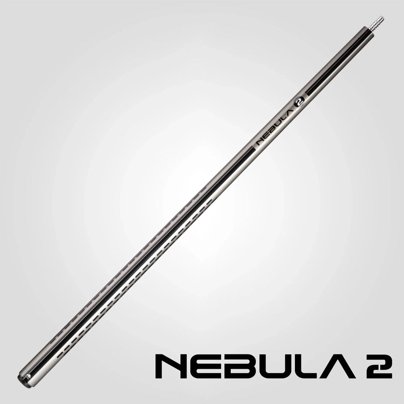 Rhino RCNEB2NWGY Nebula 2 No Wrap Pool Cue - Charcoal Gray