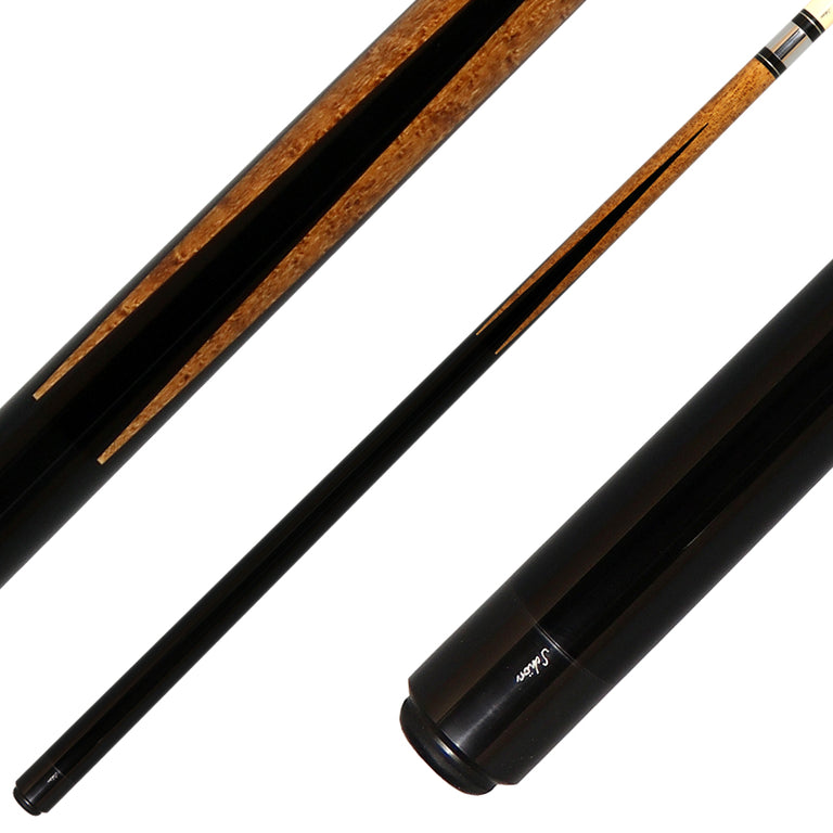 Schon BW2 Pool Cue - Dark-Stained Birdseye Maple