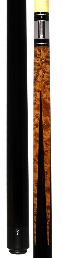 Schon BW2 Pool Cue - Dark-Stained Birdseye Maple