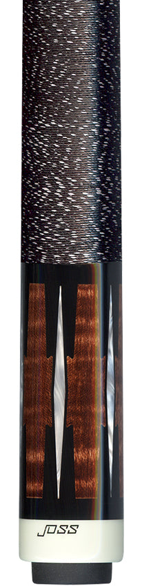 Joss Nutmeg Stained Maple with 4 Black Points Pool Cue - JC20-100