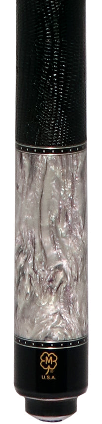 McDermott G430 G Series Pool Cue - Birdseye Maple with Purple Pearl Points and Lizard Leather Wrap