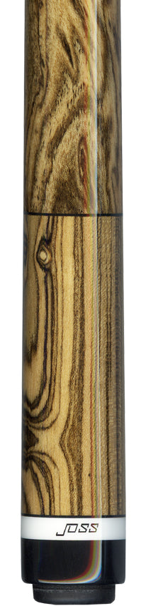 Joss Maple with Bocote Points and Wrap Handle Pool Cue - JC20-150B