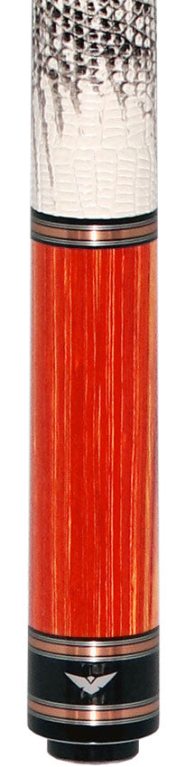 Cueroc CR-N06 Galaxy Pool Cue - Dymond Tulipwood with Ring-Tailed Lizard Wrap