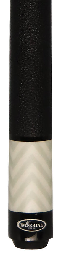 Imperial 13-790 Chevron Series Pool Cue - White with Leatherette Wrap