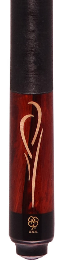 McDermott G416 G Series Pool Cue - Birdseye Maple and Cocobolo with Irish Linen Wrap Wrap